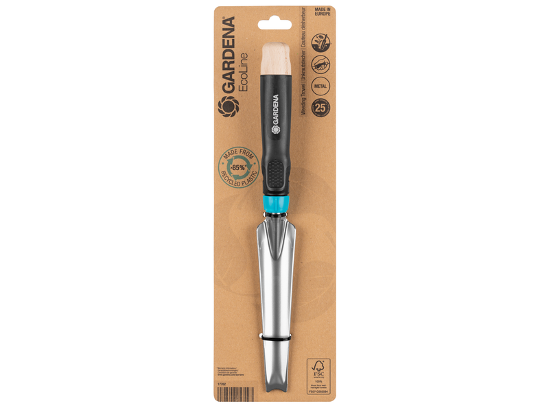 Gardena EcoLine garden tool packaged in eco-friendly cardboard, showcasing 65% recycled materials., afbeelding 3 Tuingereedschap