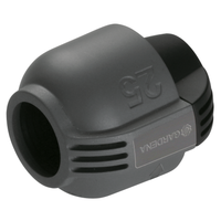 Gardena garden hose connector with 25mm marking, side view., miniatuur 1