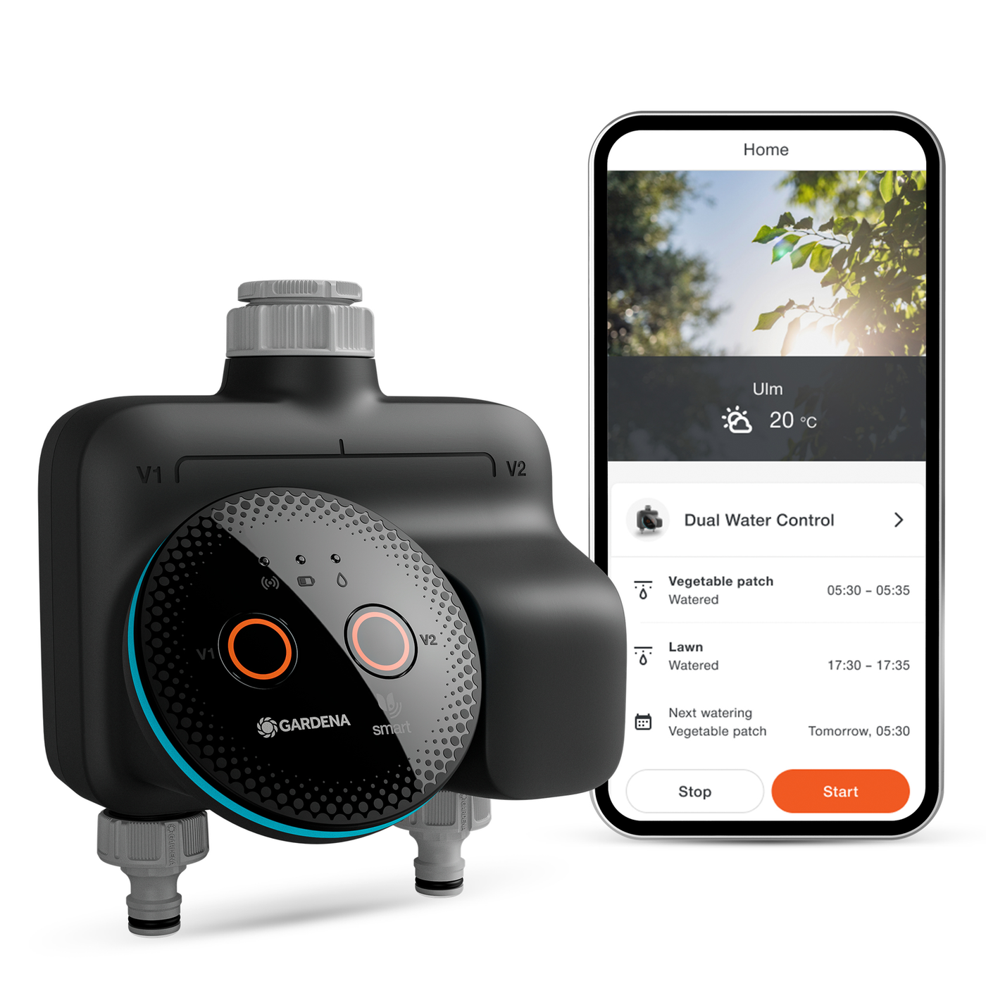 Gardena smart Dual Water Control besproeiingscomputer bij Vijvercentrum