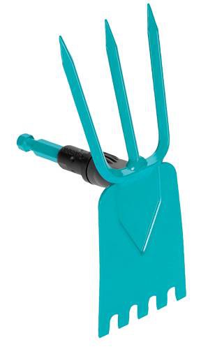 Gardena combisystem tuinhak 3 tanden/recht blad - Tuinaccessoires, afbeelding 2 Tuingereedschap