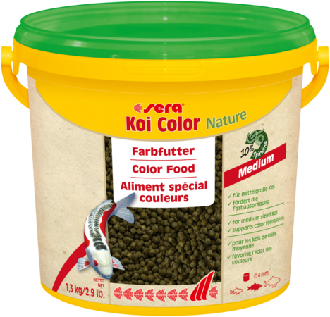 Sera Koi Color Nature Medium 3.800 ml - Kleurvoer voor koi, afbeelding 2 Koivoer