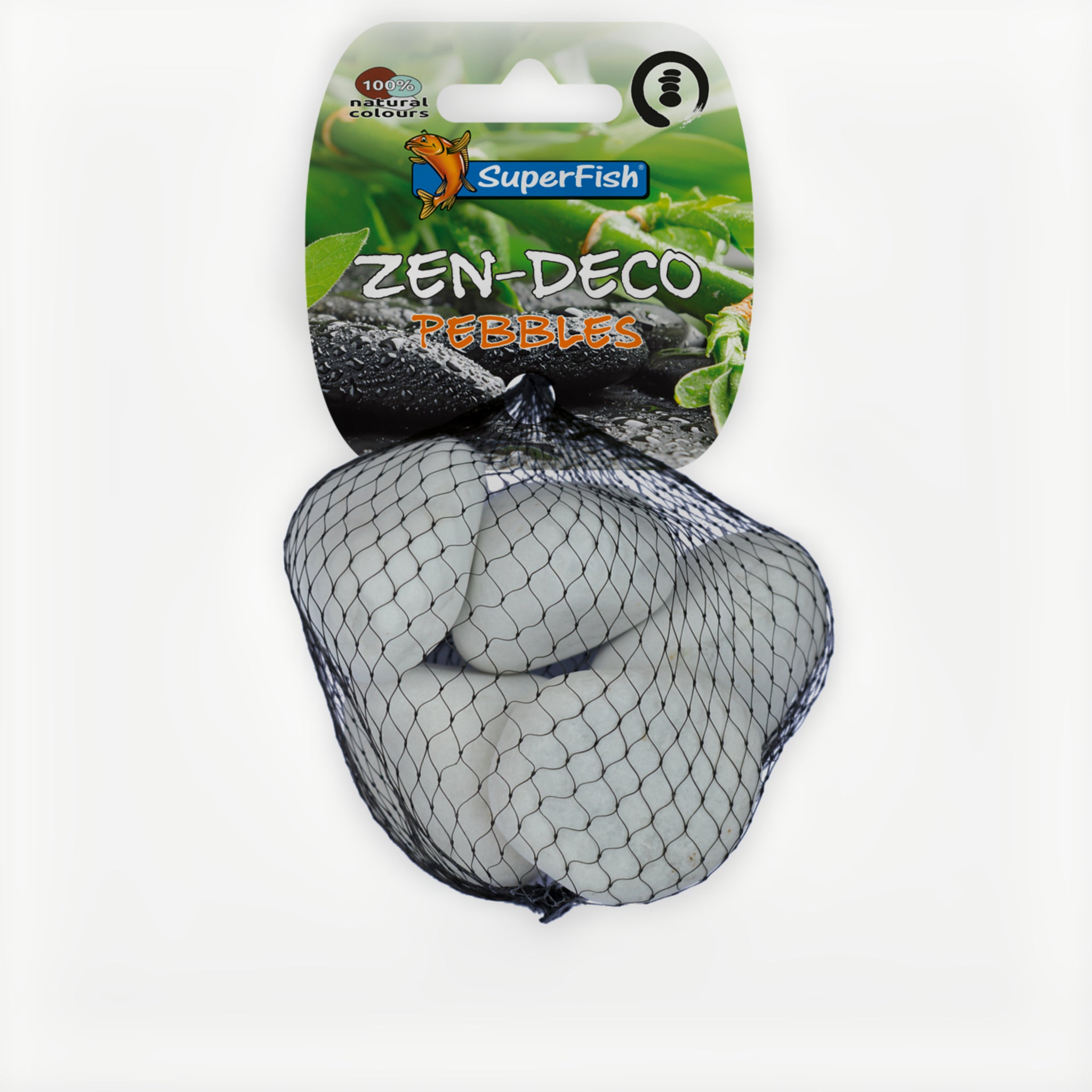 Superfish Zen Pebble Medium Wit 450 Gram - productfoto