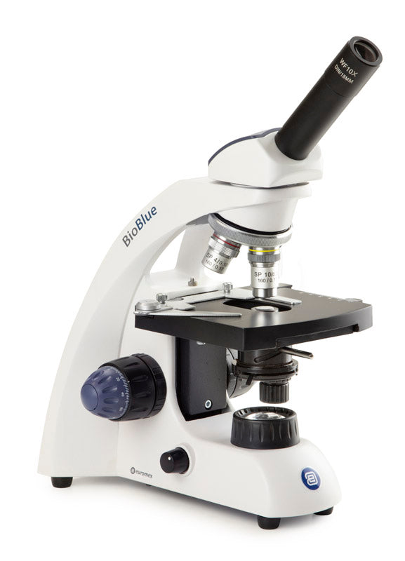 Euromex BioBlue monoculaire microscoop - semi-plan objectieven voor koidiagnostiek productafbeelding