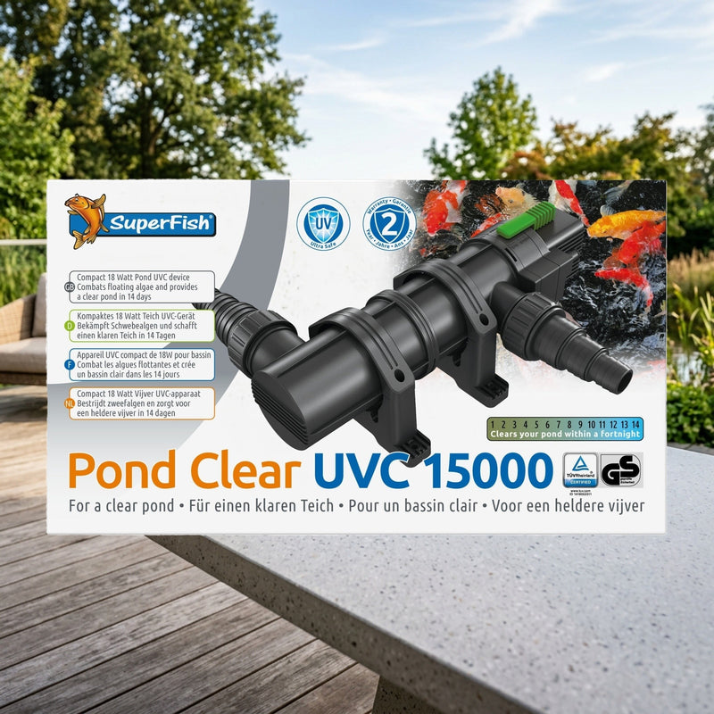 Superfish Pondclear UVC 18W - UV-C unit voor vijvers tot 15.000 liter, afbeelding 3 UV-C Unit
