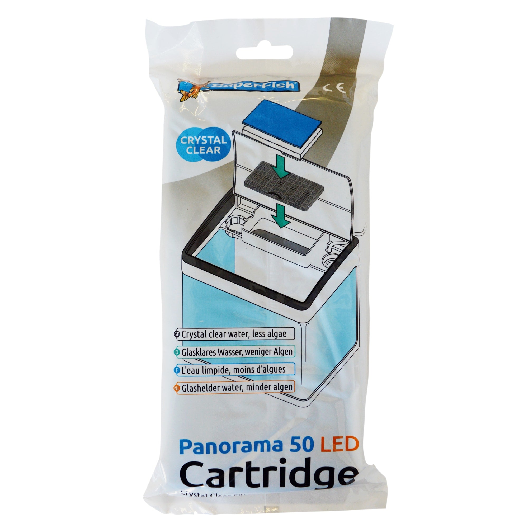 Superfish Panorama 50 Cartridge - vervangingscartridge voor Panorama 50 aquarium