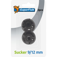Superfish zuignappen 9/12 mm (2 stuks) - bevestiging voor aquariumslangen, miniatuur 1