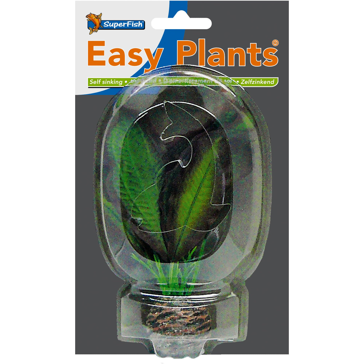 Superfish Easy Plant Zijde Nr. 3 - zijden kunstplant voor het aquarium (13 cm)
