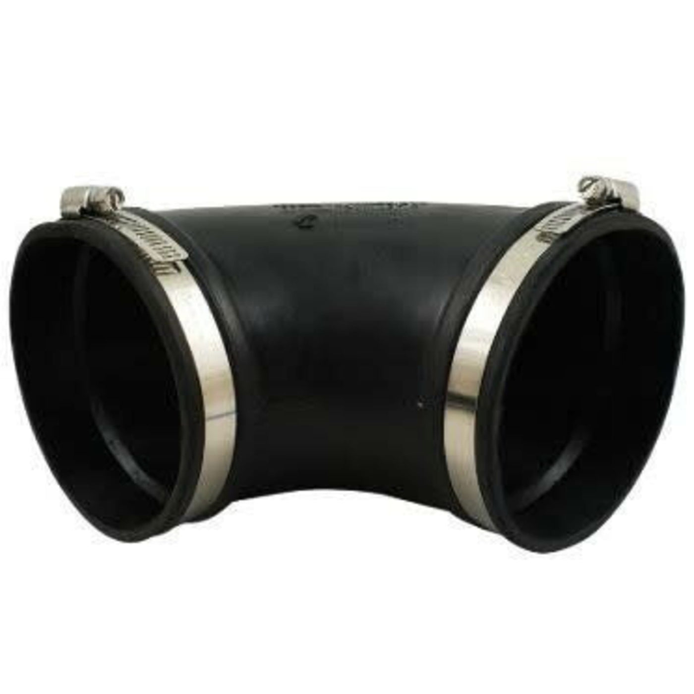 Air Aqua Flexibele rubber bocht (90°) 125mm - productfoto