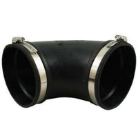 Air Aqua Flexibele rubber bocht (90°) 125mm - productfoto, miniatuur 3