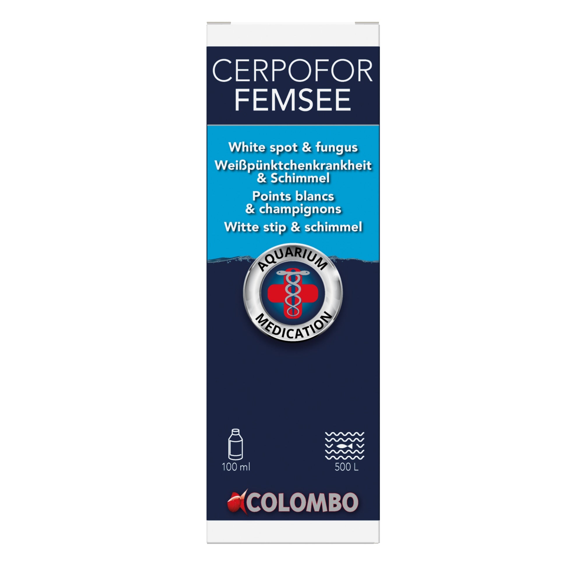 Colombo Cerpofor Femsee 100 ml - Behandeling tegen schimmelinfecties bij vissen