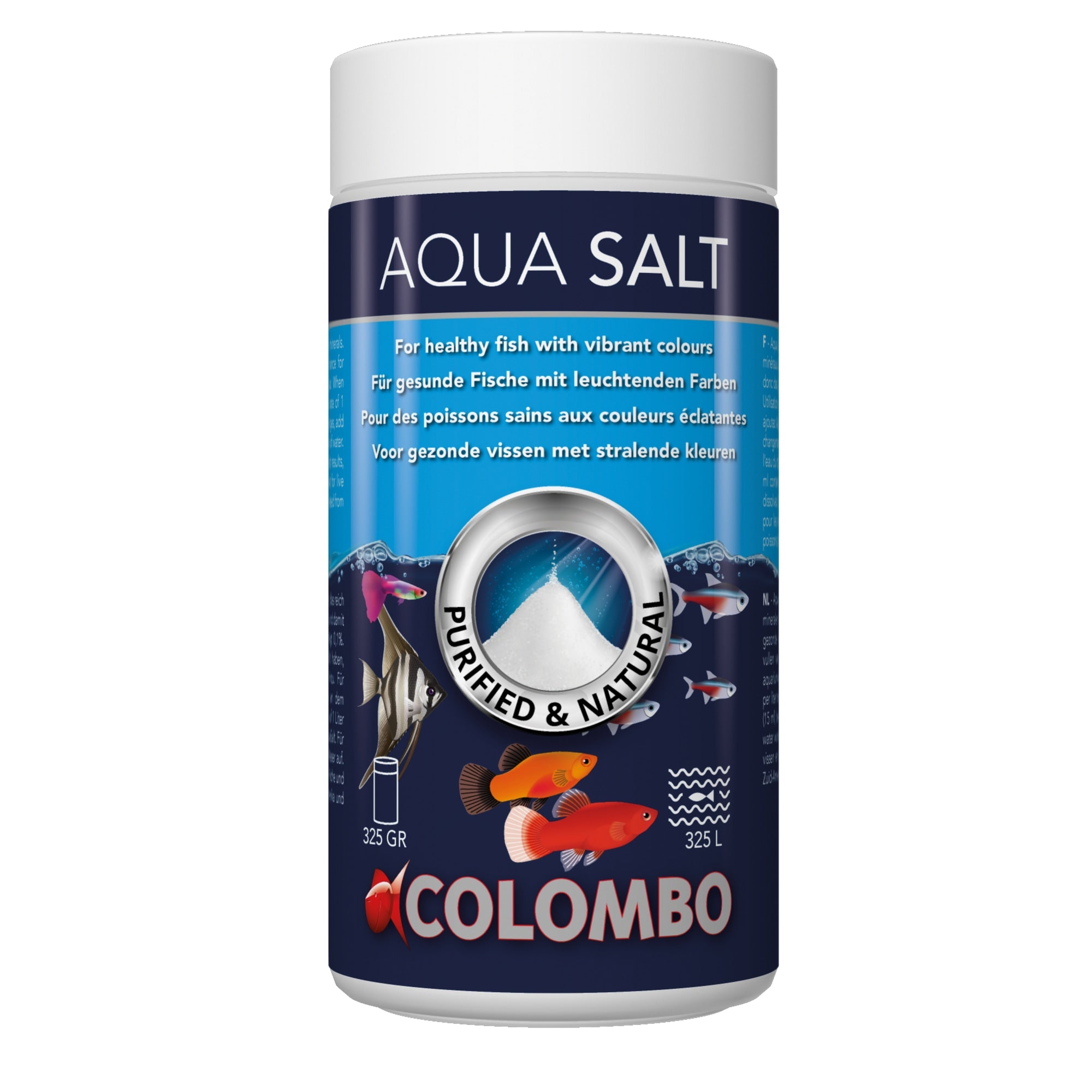 Colombo Aqua Salt 250 ml - mineraalzout voor aquariumvissen