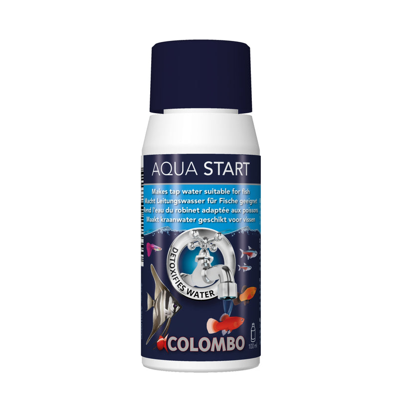 Colombo Aqua Start 100 ml - maakt kraanwater veilig voor aquariumvissen, Aquarium Waterbehandeling bij Vijvercentrum