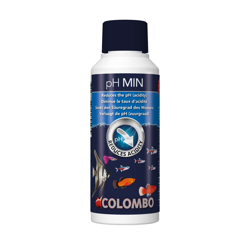 Colombo pH Min 250 ml - verlaagt de pH-waarde in vijverwater, Onderhoudsproduct bij Vijvercentrum