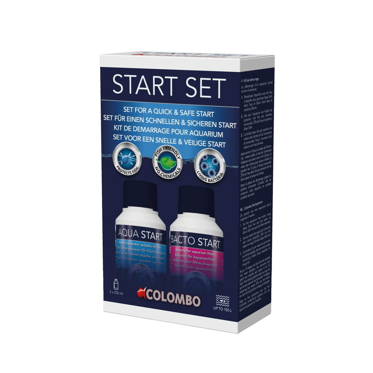 Colombo Aqua Start Combipack 250 ml - Waterconditioner en filterstarter in een set