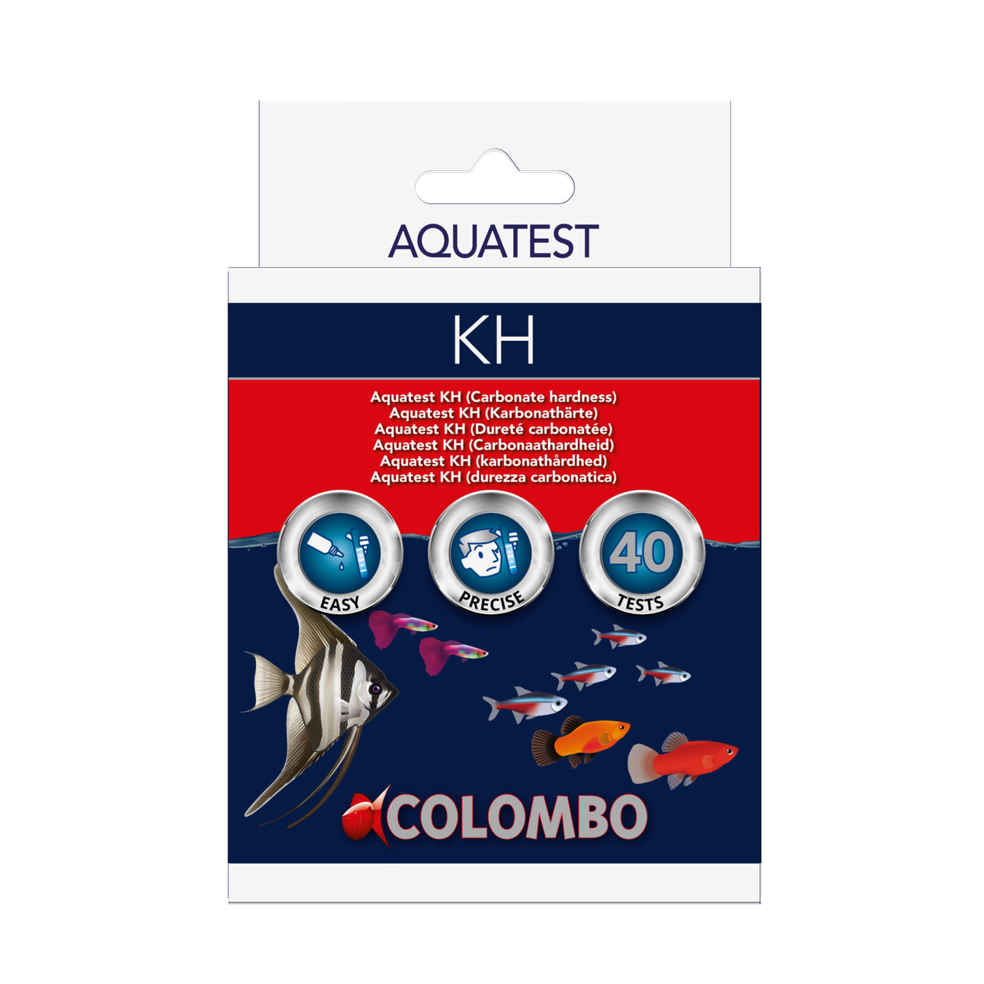 Colombo Aqua KH Test - druppeltest voor karbonathardheid in vijver en aquarium