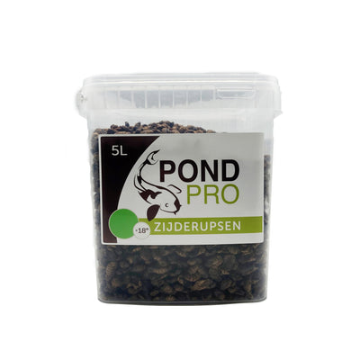 Pond Pro Zijderupsen 5 liter - Gedroogd eiwitrijk bijvoer voor koi
