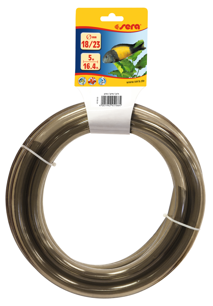 Sera Slang 18/23 mm Grijs 5 Meter - Aquariumslang voor buitenfilters productafbeelding