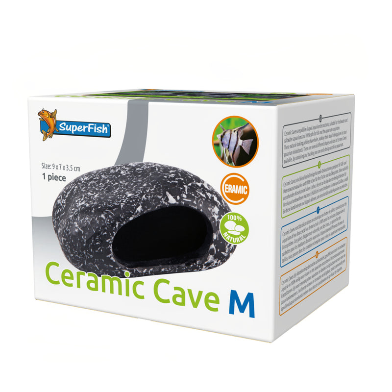 Superfish Ceramic Cave M - productfoto, Aquarium Decoratie bij Vijvercentrum