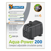 Superfish Aquapower 200 - 200 L/H - 8715897187391 SUPERFISH AQUAPOWER 200 200 L H FR, miniatuur 3