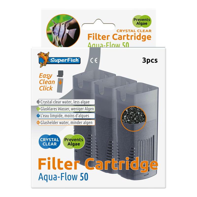 Superfish Aquaflow 50 Crystal Clear Cartridge 3x, Waterverbeteraar bij Vijvercentrum