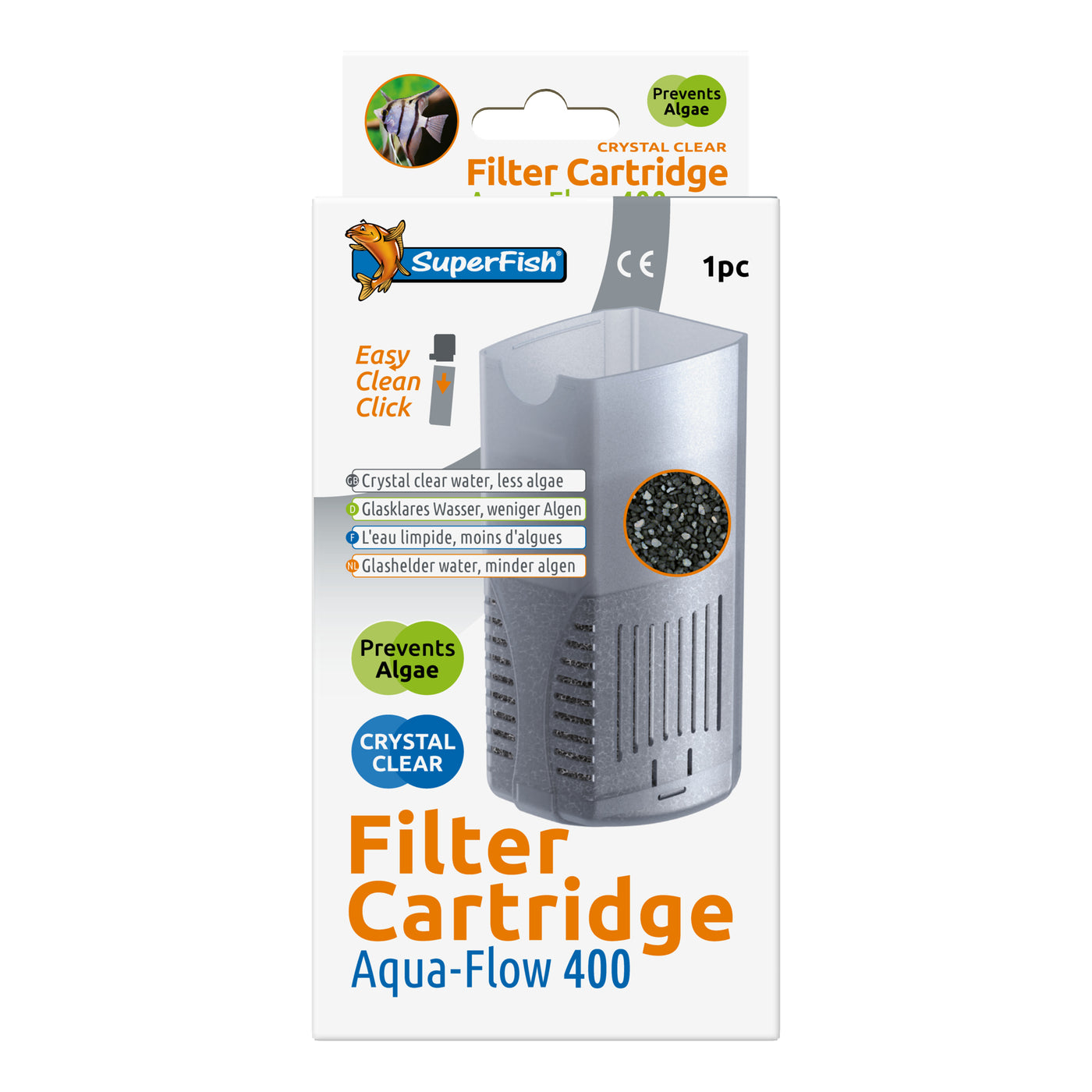 Superfish Aquaflow 400 Crystal Clear Cartridge - filtercartridge tegen troebel water
