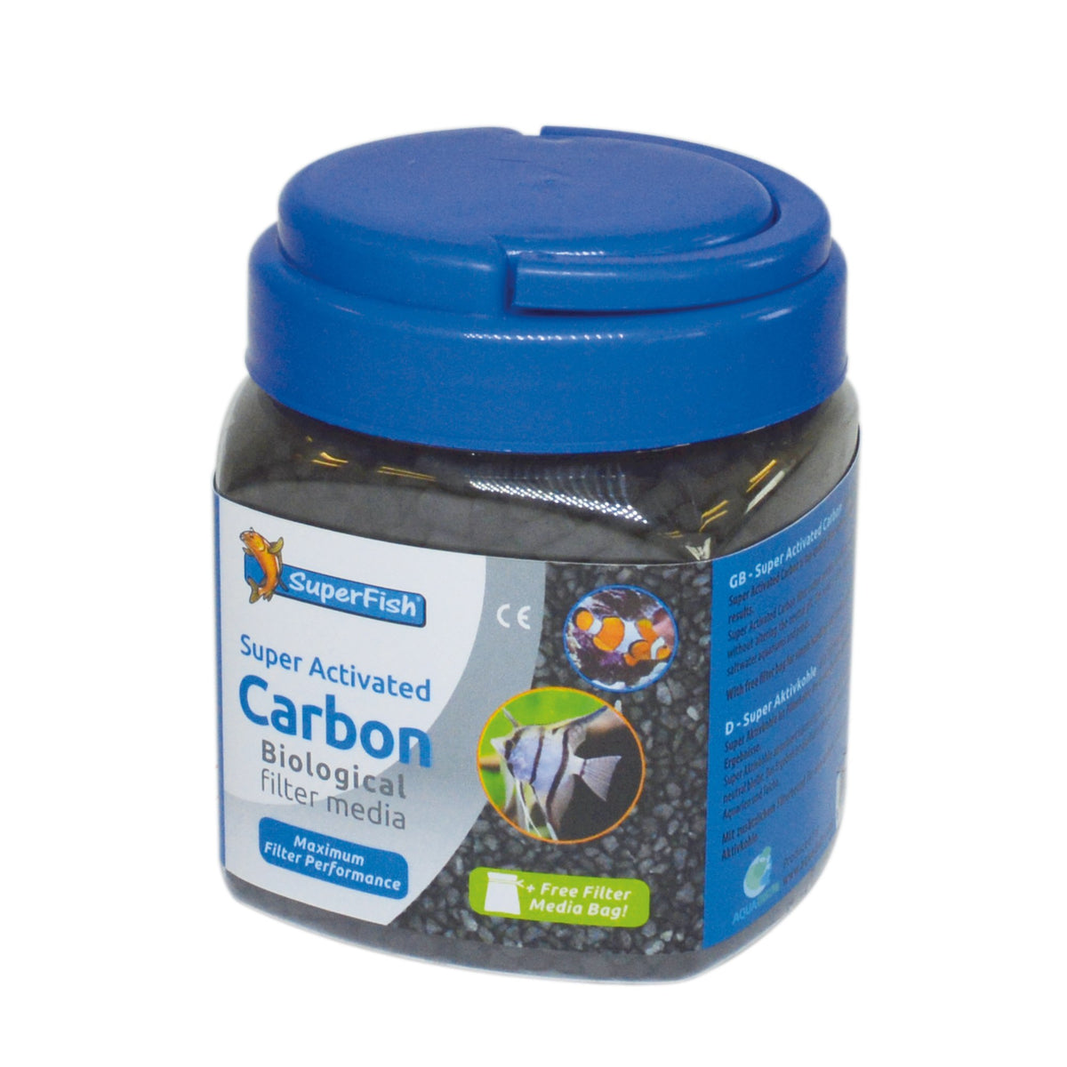 Superfish Super Actief Kool 500 ml - koolstoffiltermedium voor helder water