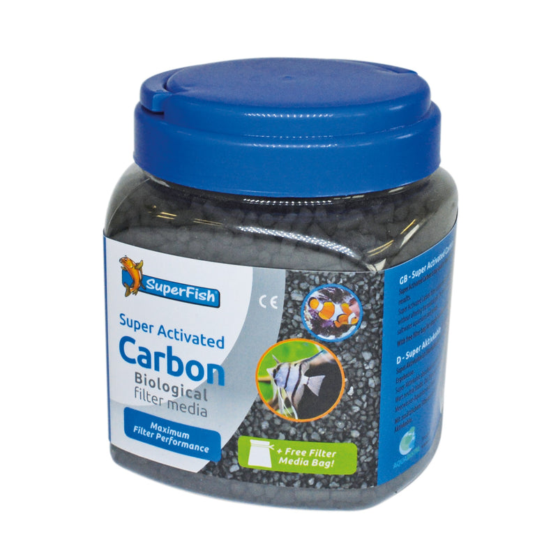 Superfish Super Actief Kool 1000 ml - koolstoffiltermedium voor helder water, Onderhoudsproduct bij Vijvercentrum