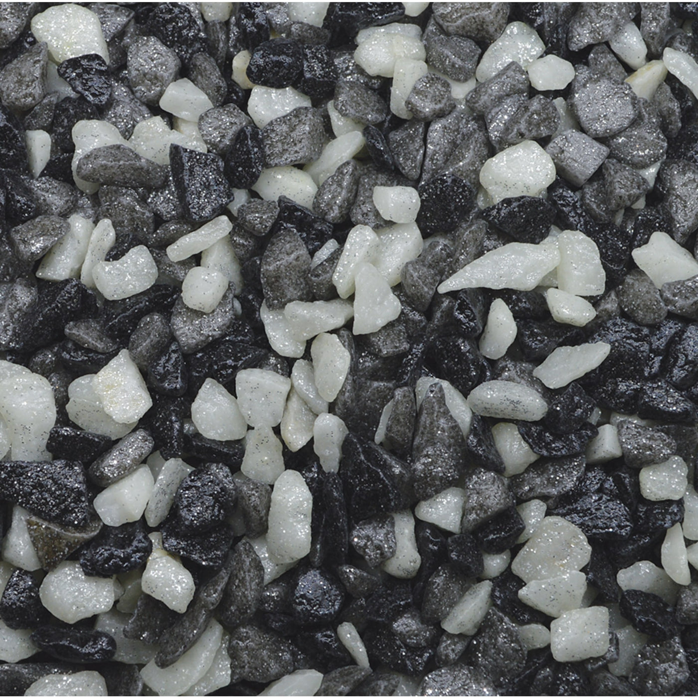 Superfish Deco Grind Mix Wit-Zwart-Grijs 1 kg - decoratief aquariumgrind - 8715897272851 DECO GRAVEL MIX WHITE BLACK GRAY 1KG