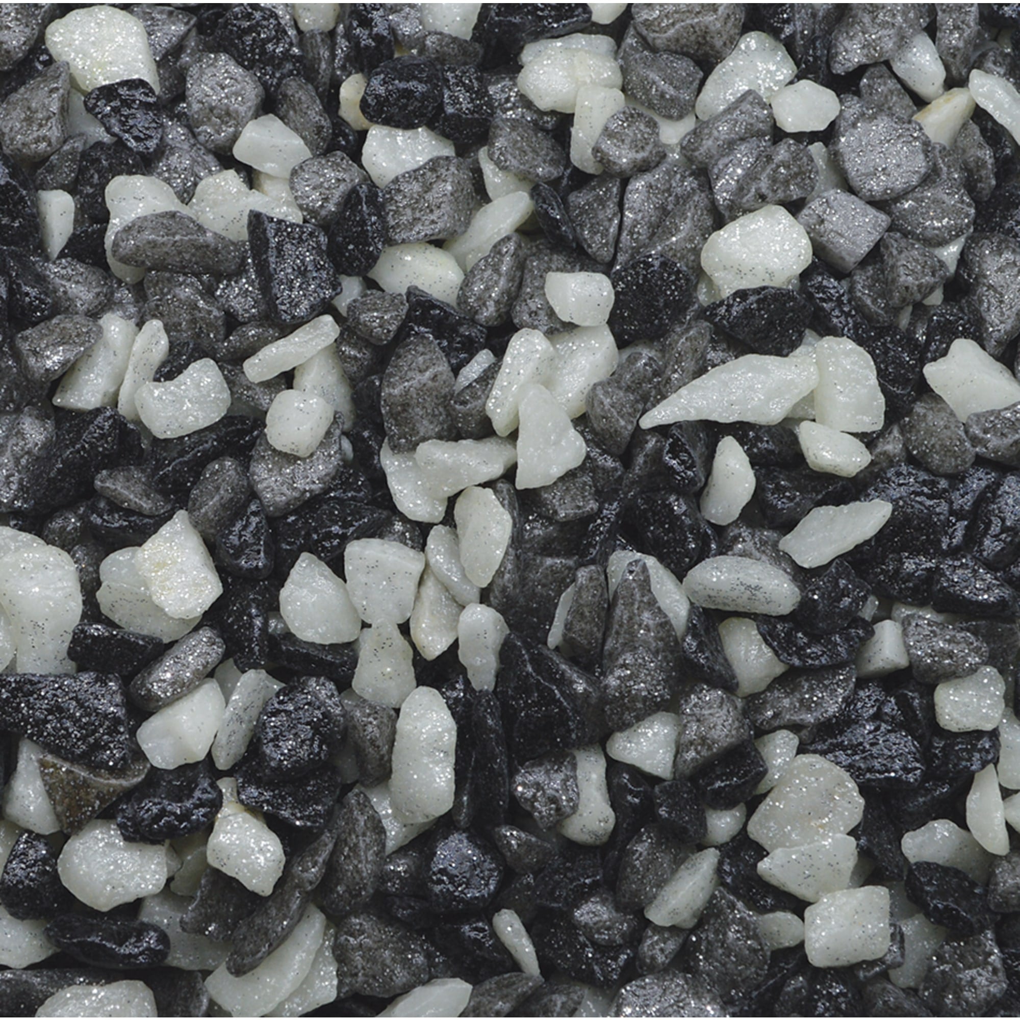 Superfish Deco Grind Mix Wit-Zwart-Grijs 1 kg - decoratief aquariumgrind - 8715897272851 DECO GRAVEL MIX WHITE BLACK GRAY 1KG