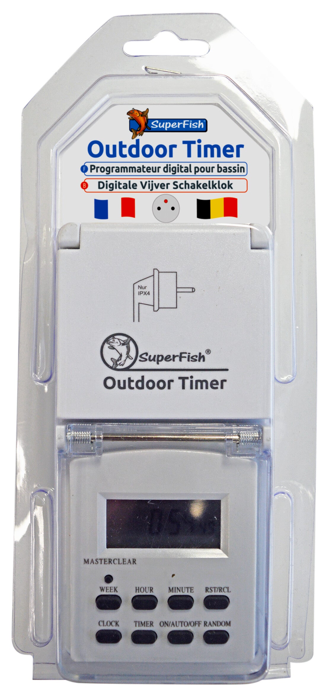 Superfish Outdoor Timer FR/BE - Digitale tijdschakelklok voor vijverapparatuur