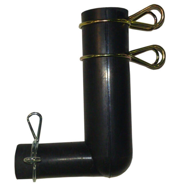 Europond Luchtpomp Aansluitset (Rubber Knie 25x17mm)