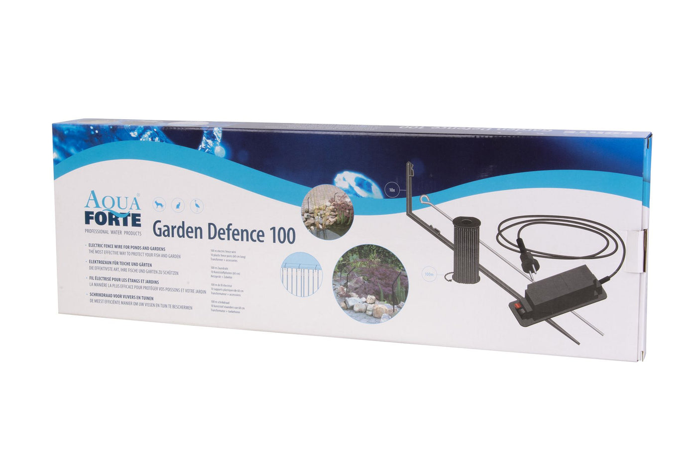 AquaForte Garden Defence 100 - Schrikdraadsysteem tegen reigers en ongewenste dieren