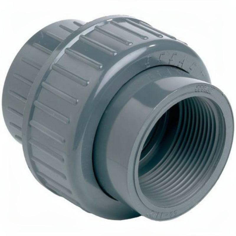 AquaForte 3-delige Koppeling Lijm x Binnendraad (75mm x 2½"), PVC Hulpstuk bij Vijvercentrum