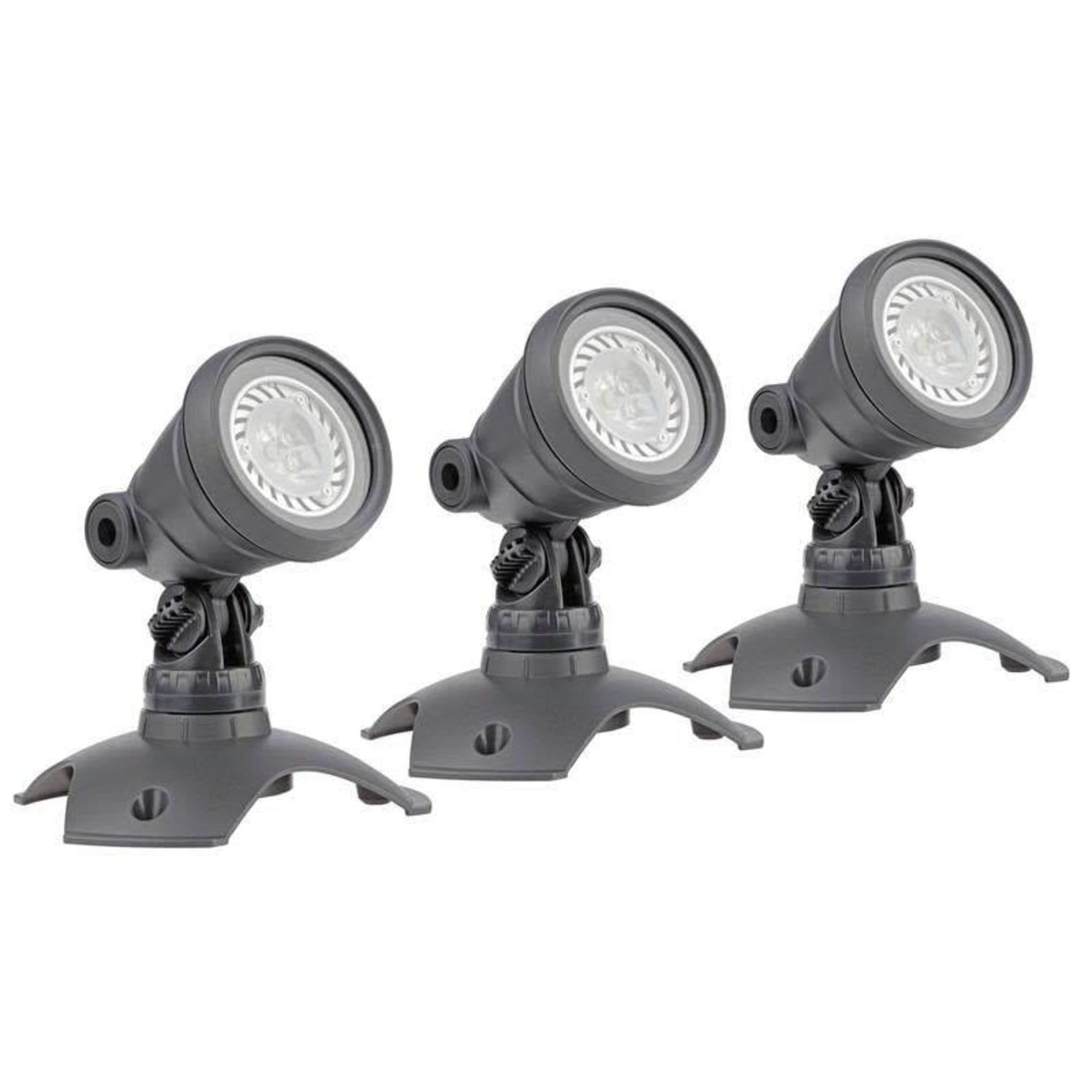 Oase LunAqua 3 LED Set 3 - Complete set met 3 verstelbare vijverspots 12V warm wit