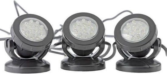 Pontec PondoStar LED Set 3 - onderwaterverlichting met drie spots voor vijver en tuin, afbeelding 2 Vijververlichting