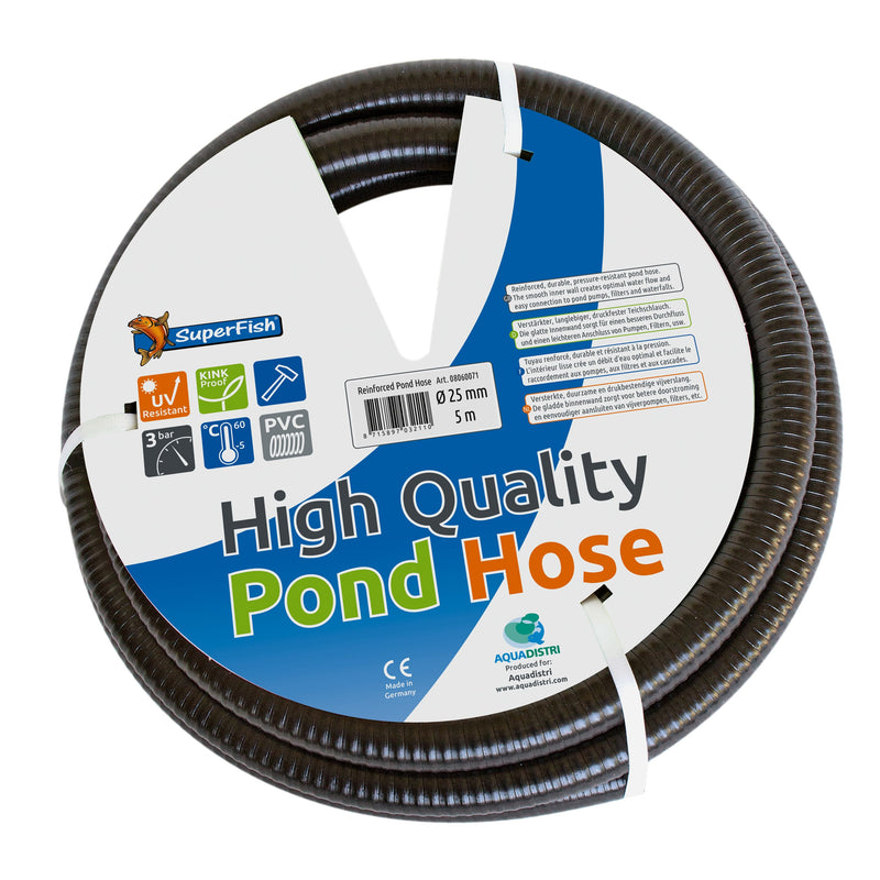 Superfish Gewapende Slang 38 Mm/5m - productfoto — Vijverslang bij Vijvercentrum