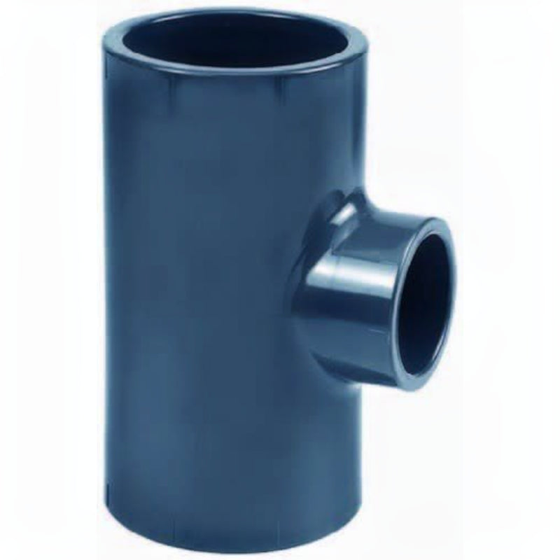 Aquaforte PVC T-stuk 90 graden 20 x 16 x 20 mm (3x lijmmof) - Reducerende aftakking, PVC Hulpstuk bij Vijvercentrum