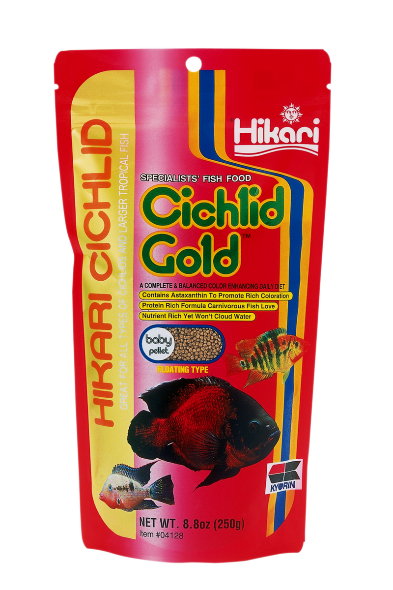 Hikari Cichlid Gold Baby 250 Gram - Visvoer, afbeelding 2 Visvoer