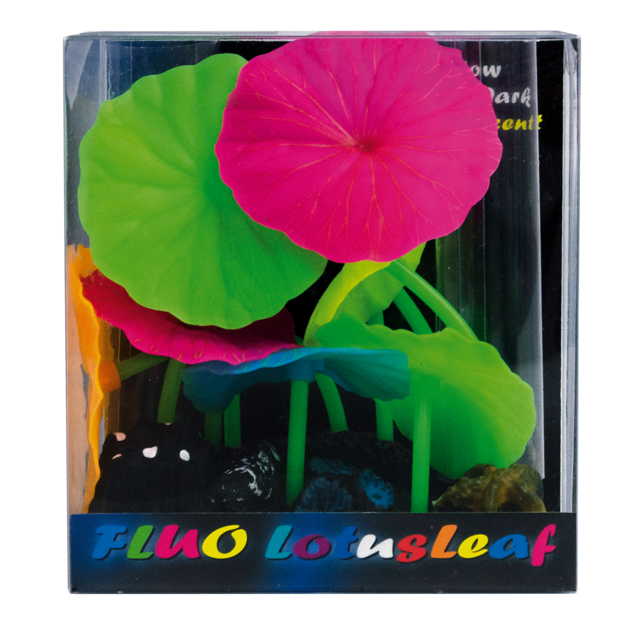 Superfish Fluo Lotus Leaf - fluorescerend lotusblad voor aquarium