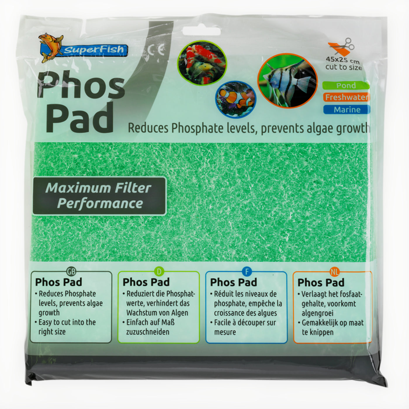 Superfish Phos Pad 45x25 Cm - productfoto
