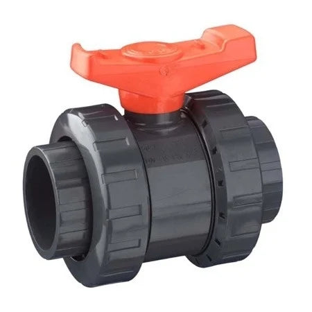 Era PVC Kogelkraan Industrie 63 mm   UTB01 - productfoto, detailaanzicht Kogelkraan