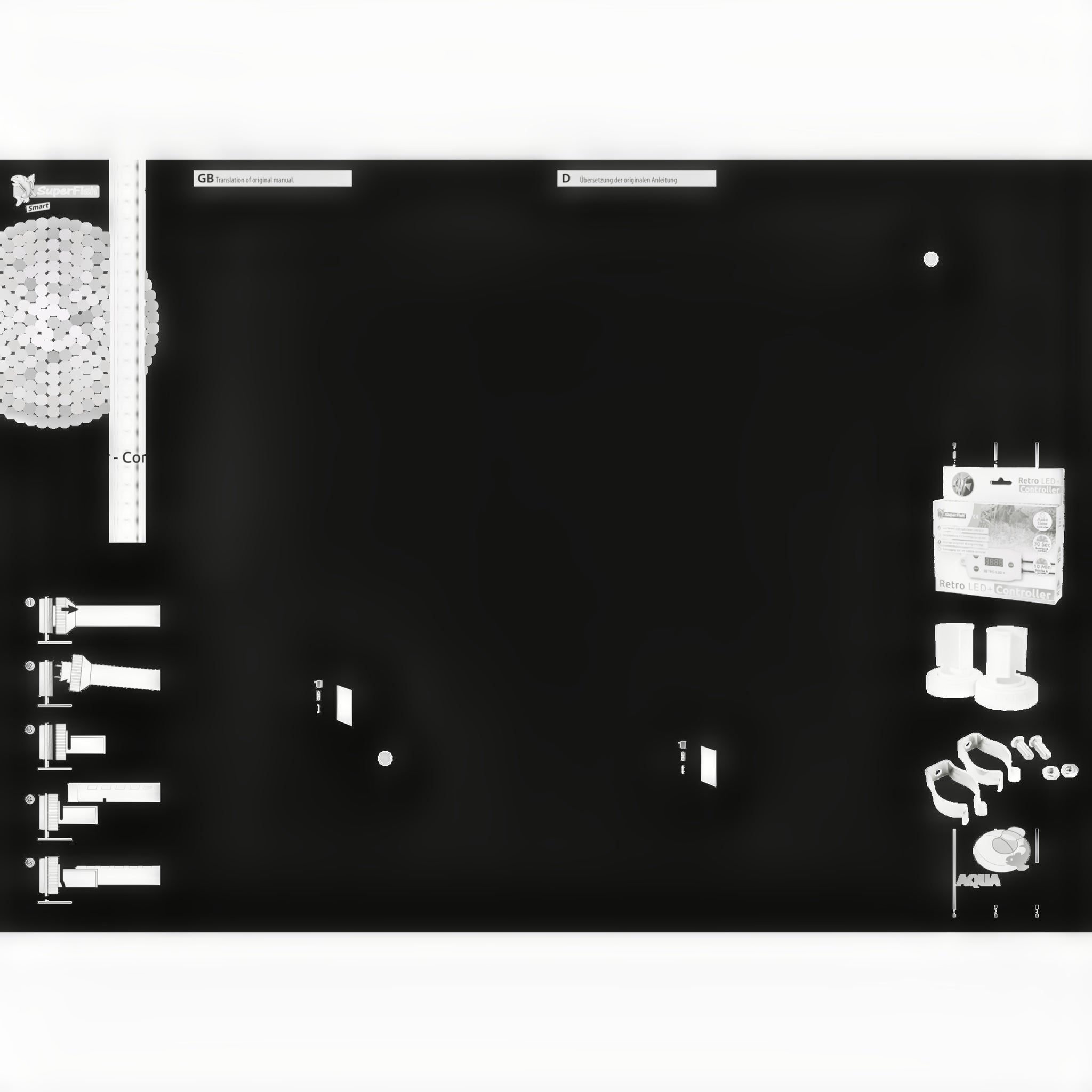 Superfish Retro Led Combi T8&Jt5 120cm/36w - productfoto
