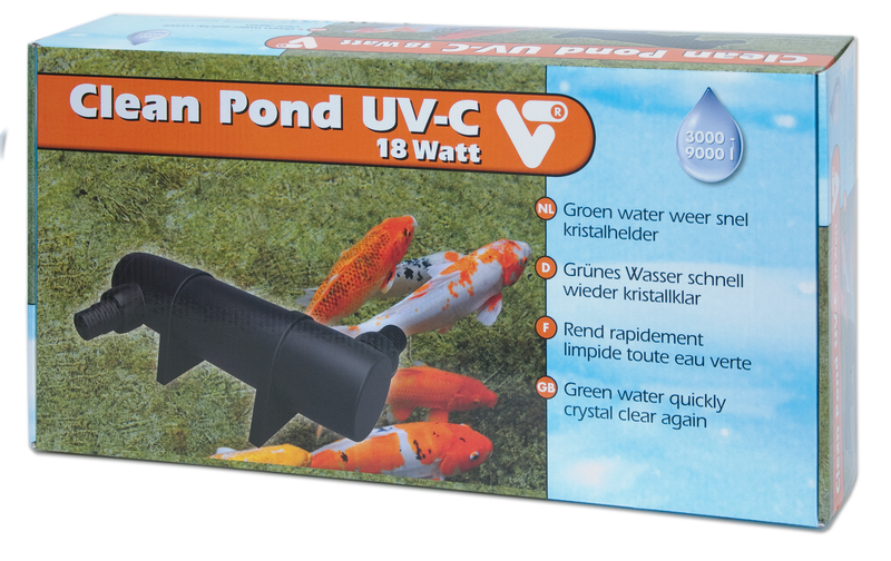 Vt Clean Pond UV-C 18 watt - productfoto, detailaanzicht UV-C Unit