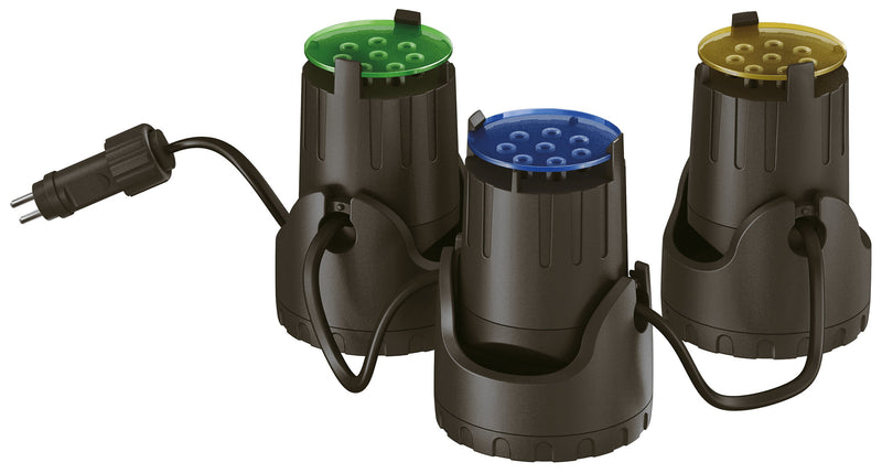 Vijver LED light set 3 x 3 watt onderwaterverlichting, afbeelding 2 Vijververlichting