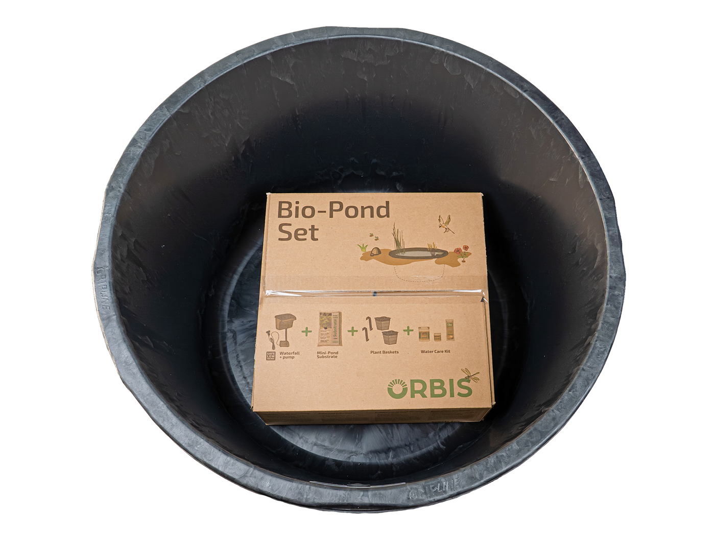 Velda Velda Orbis Bio-Pond rond 66 cm Set - Complete minivijver met pomp en waterval