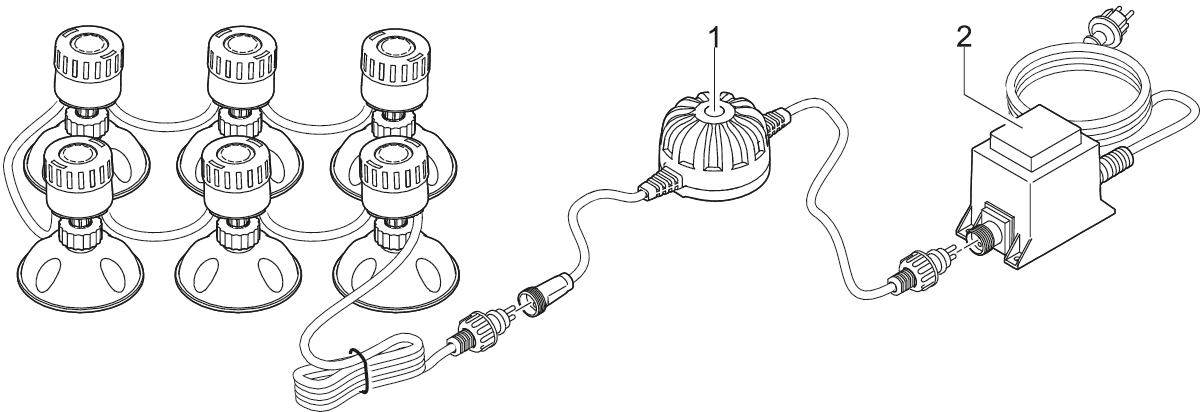 Verv. transformator 12 V / 230 V 3,6 VA | Pontec productafbeelding