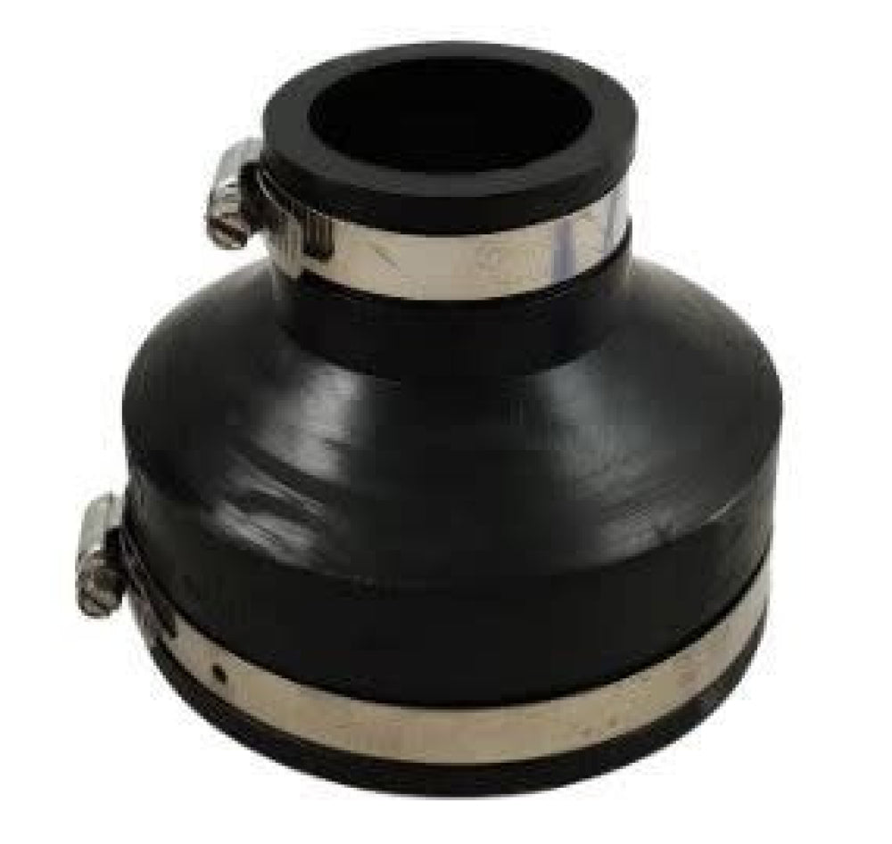 Europond Flexibele Verloopsok 110 x 50 mm - verbindt 4 inch op 1,5 inch leidingen