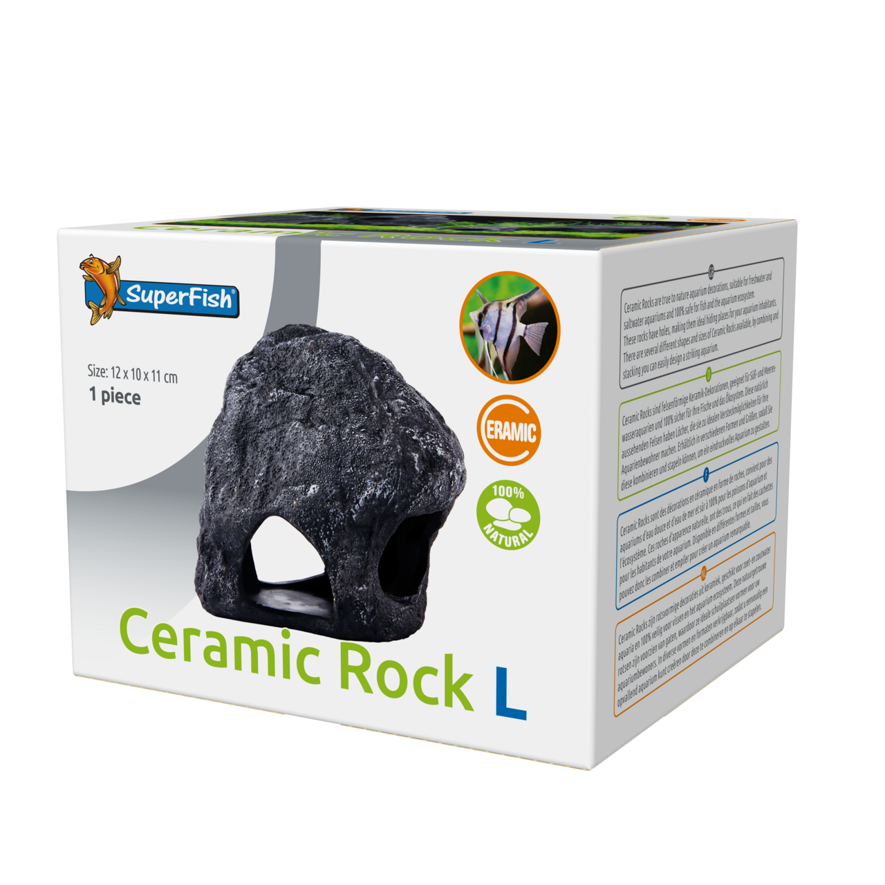 Superfish Ceramic Rock L - Aquariumdecoratie