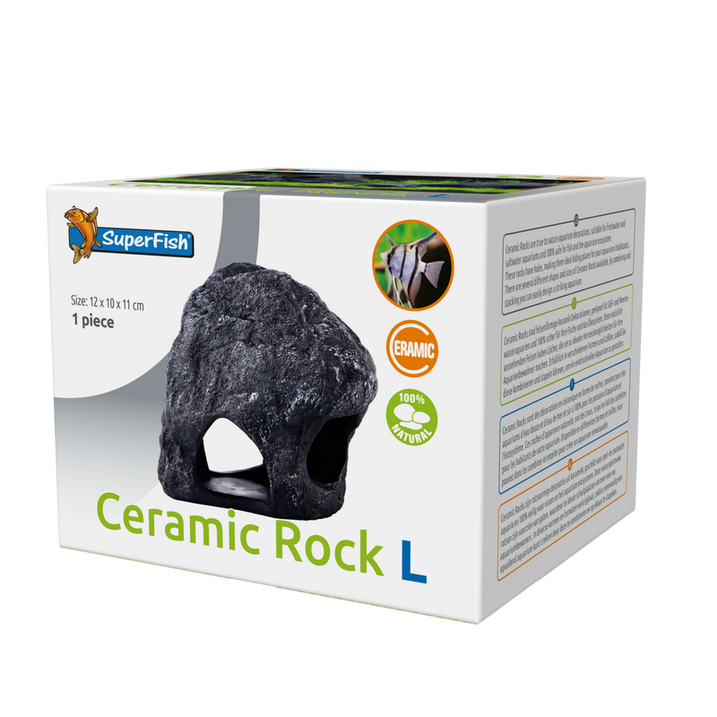 Superfish Ceramic Rock L - Aquariumdecoratie, afbeelding 2 Aquarium Decoratie