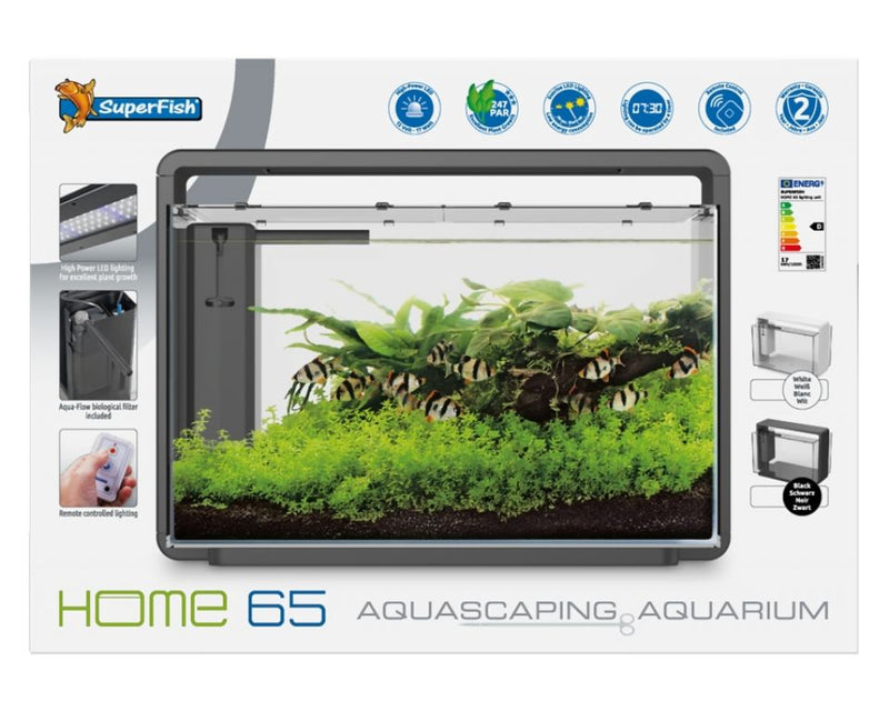 Superfish Home 65 Aquarium Zwart - Compleet Starterset, afbeelding 3 Aquarium
